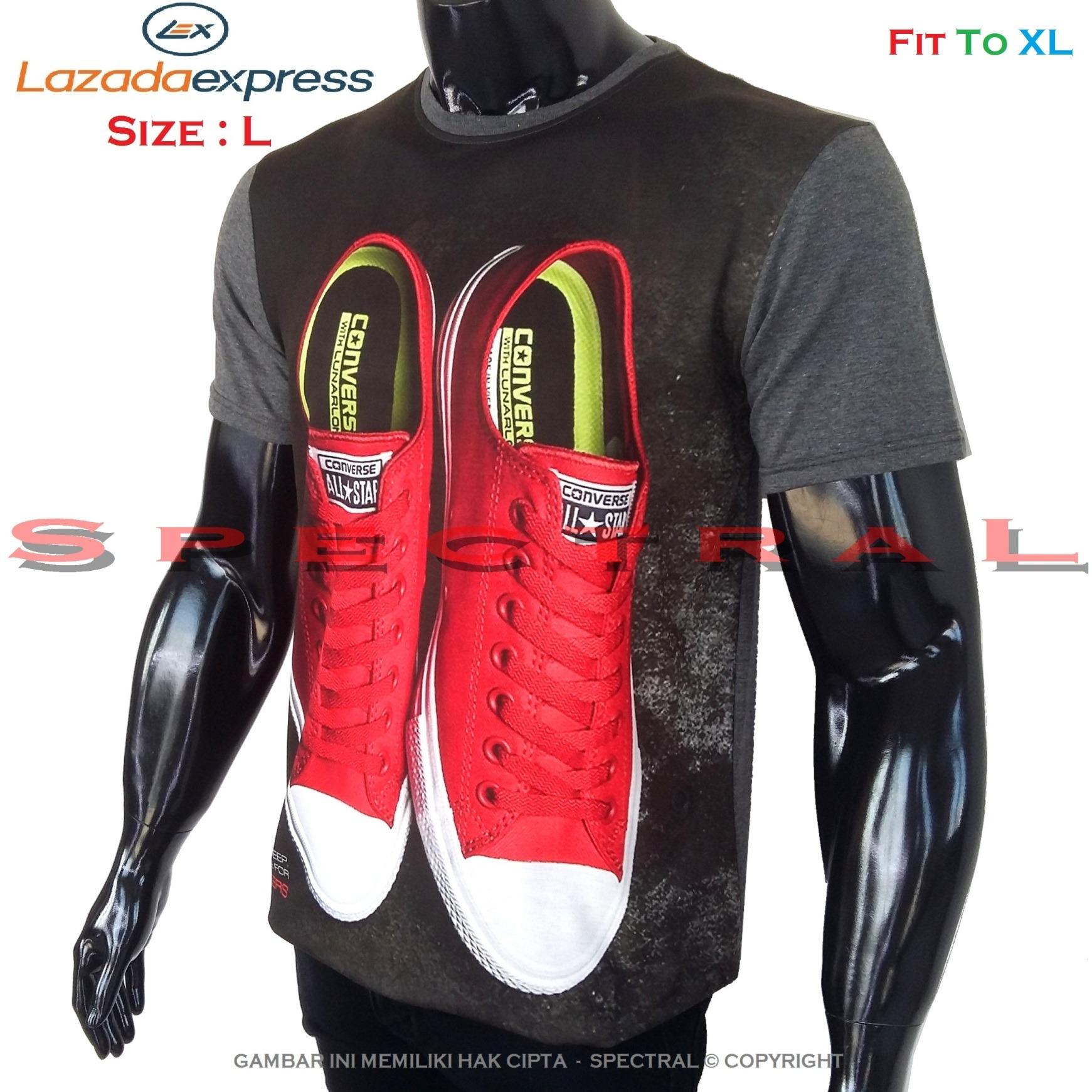 Spectral – 3D SEPATU Kualitas HD Printing Size L Fit To XL Soft Rayon Viscose Kaos Distro Fashion T-Shirt Atasan Oblong Baju Pakaian Polos Shirt Pria Wanita Cewe Cowo Lengan Murah Bagus Keren Jaman Kekinian Jakarta Bandung Gambar Sepatu Sendal Sneakers