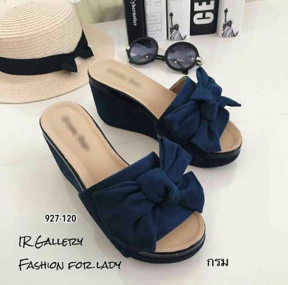 EZELL SHOP Sandal Wanita Wedges Pita Tali Ikat Murah