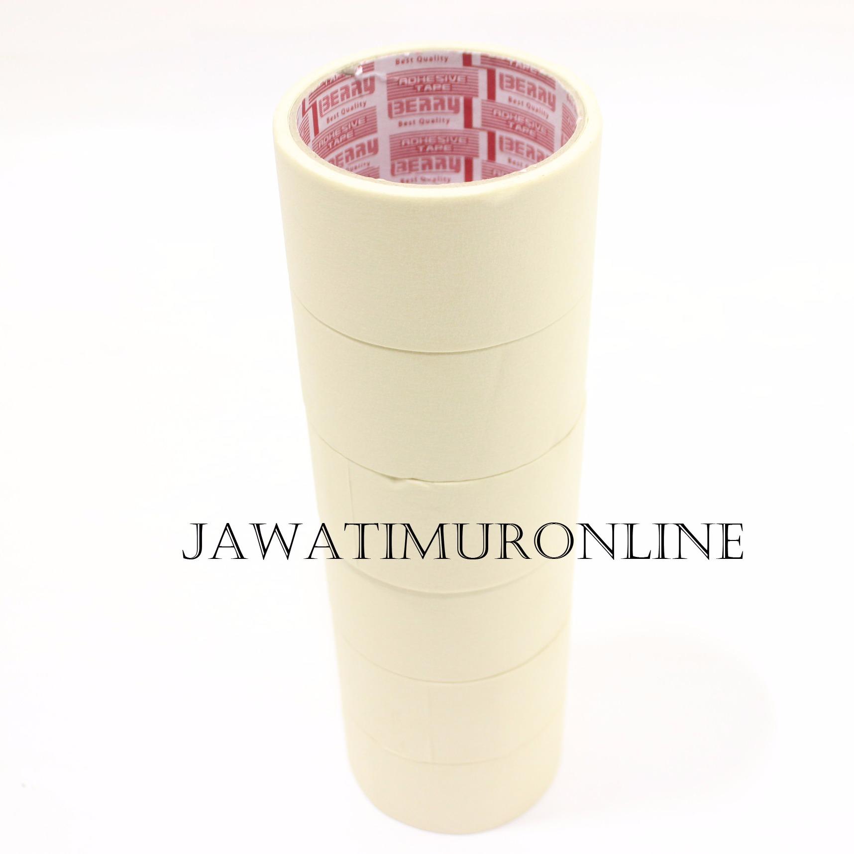Grosiran Berry Masking Tape 48 mm Lakban Kertas / Isolasi Kertas