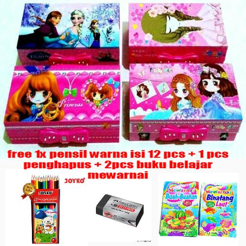 Cek Harga Baru Kotak Pensil 3d Anak Sekolah Tempat Pensil Kode Cewek