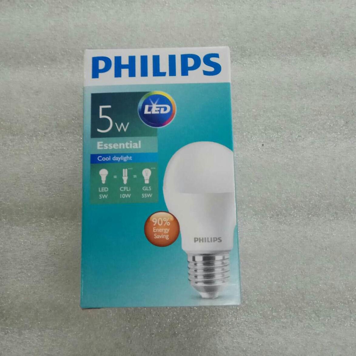 Lampu Philips Led Essential 5 Watt /isi 10 Pcs Januari 2019 - 2 Lampu Philips Led Essential 5 watt /isi 10 pcs - 2