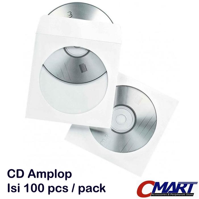 Tempat Amplop CD DVD Kertas Pocket Envelope HVS isi 100 - ACC-CD-APHVS