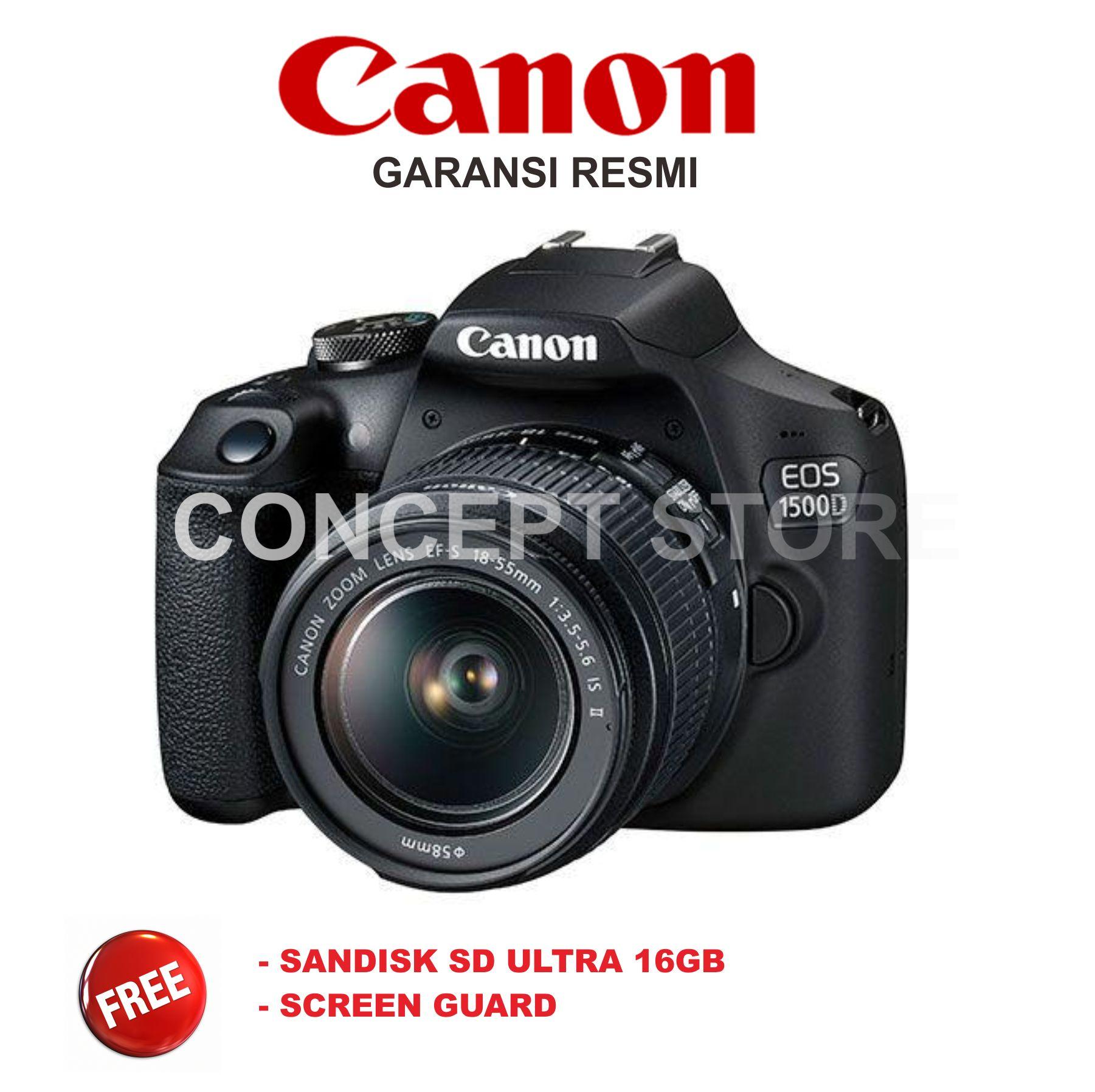 Kelebihan Kamera Canon 60d Kit 18 55 Is Ii Terkini Daftar Harga Canon EOS 1500D Kit 18 55 IS II Kamera DSLR