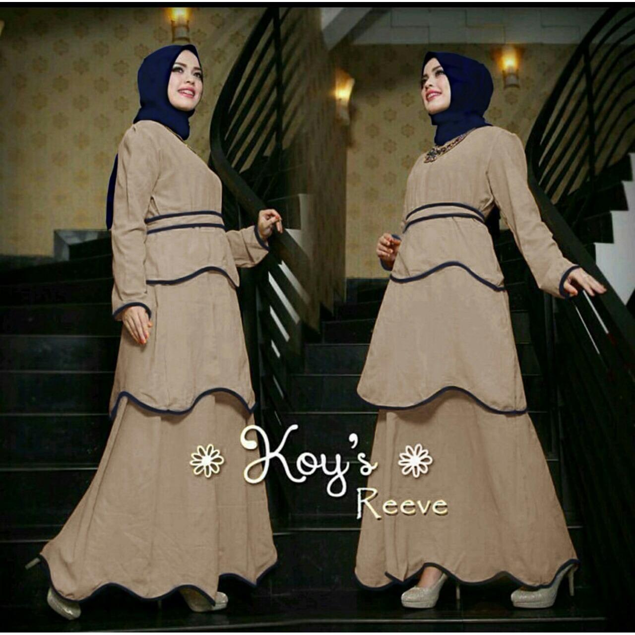 SM Grosir SM3012 Baju Muslim / Bahan Premium / Long Dress Gamis / Setelan Gamis / Gamis Syari / Baju Wanita / Gamis Cantik / Gamis Layer
