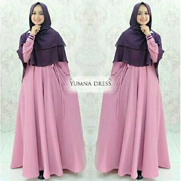 AL YUMNA DRESS BAJU MUSLIM MURAH WANITA DEWASA MAXY MAXI GAMIS SYARI KEKINIAN GROSIR TANAH ABANG