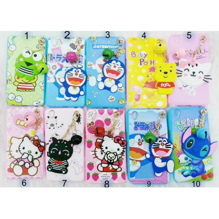 Softcase Boneka Karakter Gantungan Boneka Plus Lonceng For OPPO A71 - ABS