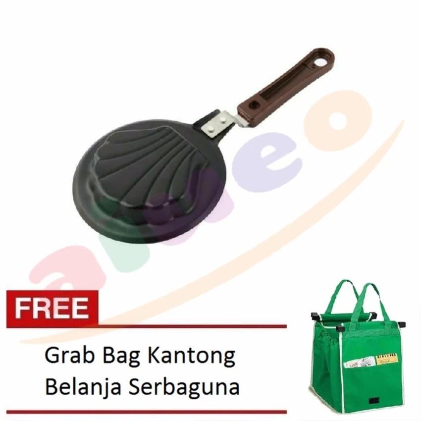 Ion Teflon Mini Non Stick Frying Fry Pan - Wajan Masak Karakter Anti Lengket Motif Shell - Kerang Bundling Grab Bag Kantong Belanja Serbaguna - 1 Pcs Ion Teflon Mini Non Stick Frying Fry Pan - Wajan Masak Karakter Anti Lengket Motif Shell - Kerang Bundling Grab Bag Kantong Belanja Serbaguna - 1 Pcs