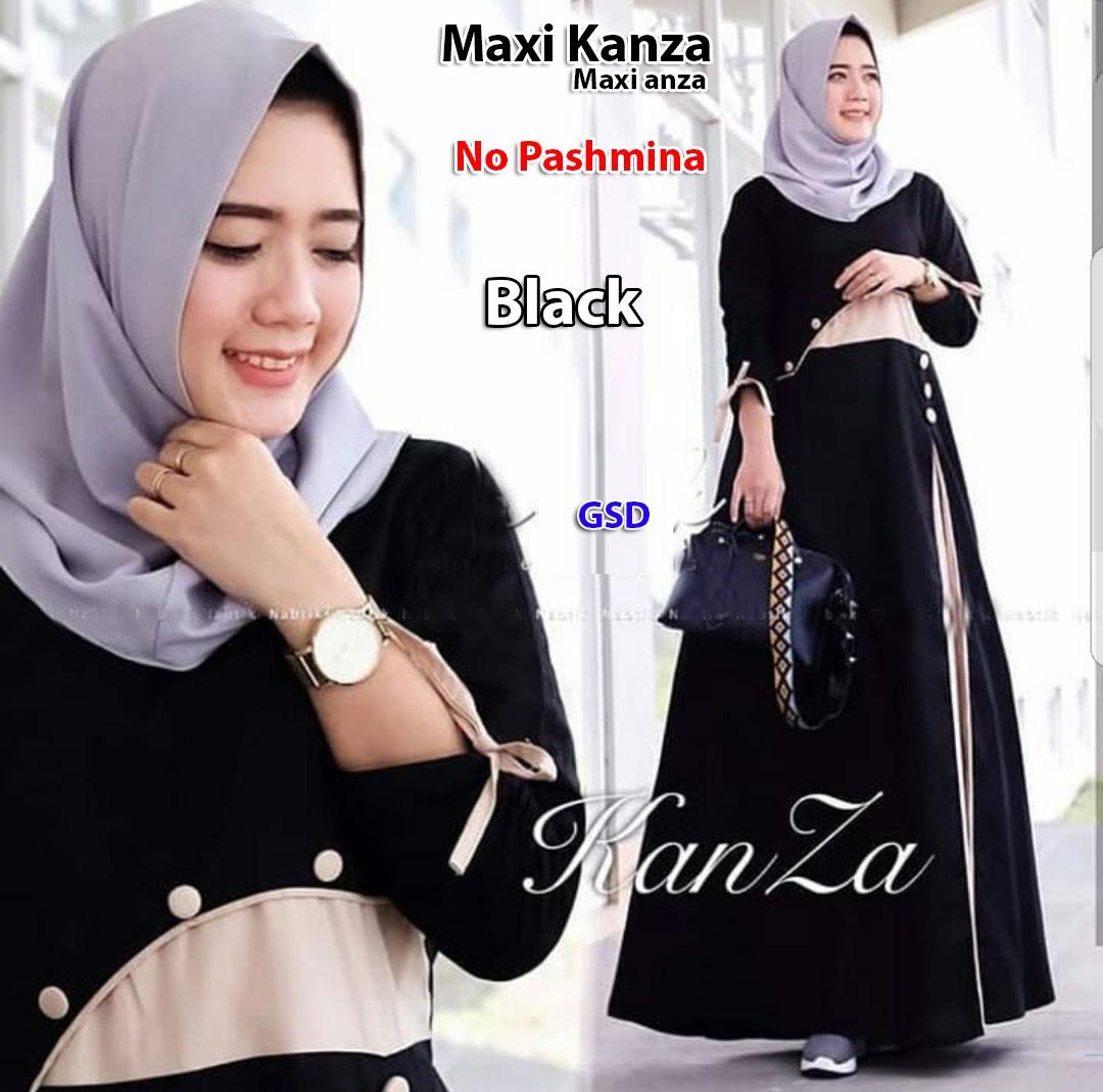 GSD - Baju Gamis Syari / Baju Muslim / Baju Kurung / Dress Muslim / Maxi Dress Anza