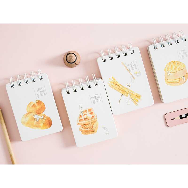 BEST SELLER Play with Bread Spiral Ruled Notepad A7 / Buku Catatan Spiral Garis HARGA TERMURAH
