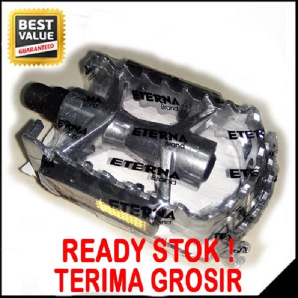 ETERNA Pedal Sepeda Aloy Silver HIGH QUALITY Bukan United Pacific Polygon