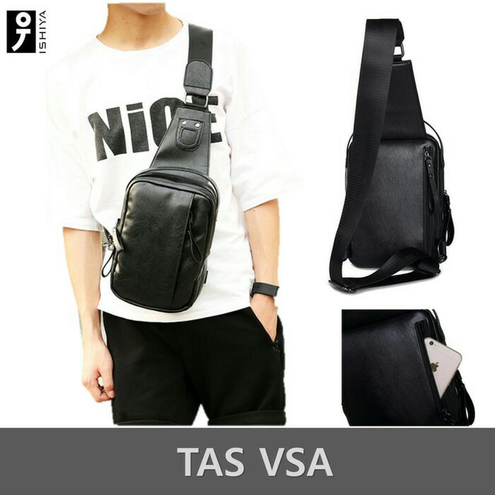 tas selempang pria - tas slempang kulit - tas import murah - tas branded batam - tas kekinian hp ipad gadget - tas sekolah kuliah kantor di lapak pelangi_bag bagusia08