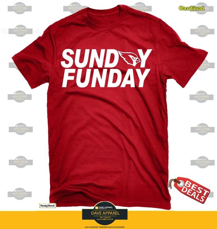 Kaos-Tshirt Cardinal Sunday Funday #Highquality #Bestseller #Premium