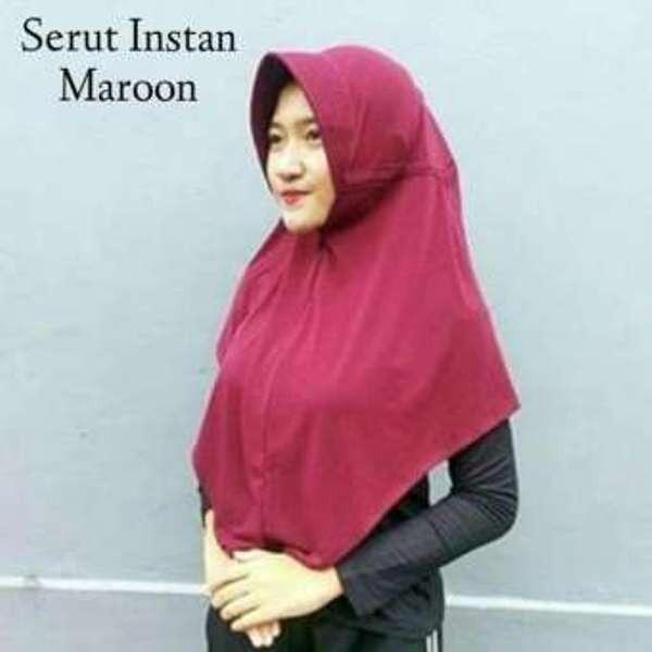 Jilbab Instan Serut / Hijab Instan dengan PET Jilbab Instan Serut / Hijab Instan dengan PET