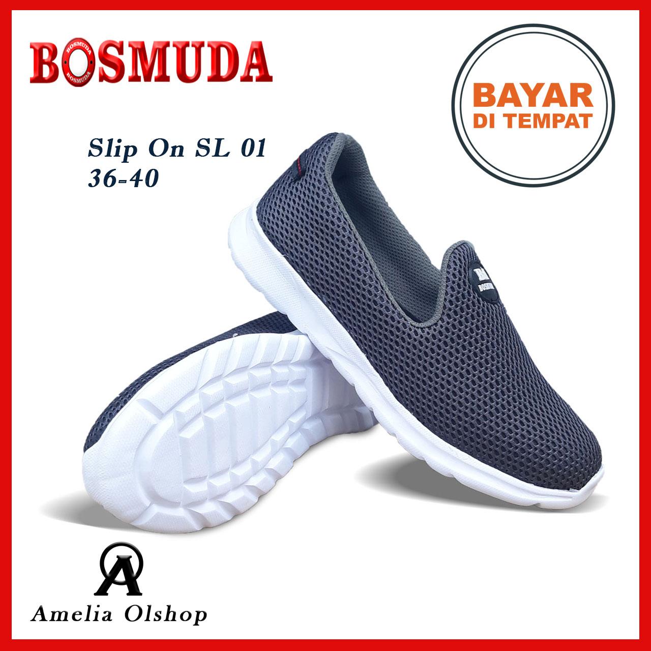 Amelia Olshop - PROMO Sepatu Slip On Wanita SL 01 36-40 / Sepatu Bosmuda / Sandal Slip On Wanita / Sepatu Kets Cewek / Sepatu Kets Wanita / Sepatu Slip On Cewek / Fashion Wanita Januari 2019 - 3 Amelia Olshop - PROMO Sepatu Slip on Wanita SL 01 36-40 / Sepatu Bosmuda / Sandal slip on Wanita / Sepatu Kets cewek / Sepatu Kets Wanita / Sepatu Slip on Cewek / Fashion Wanita - 3