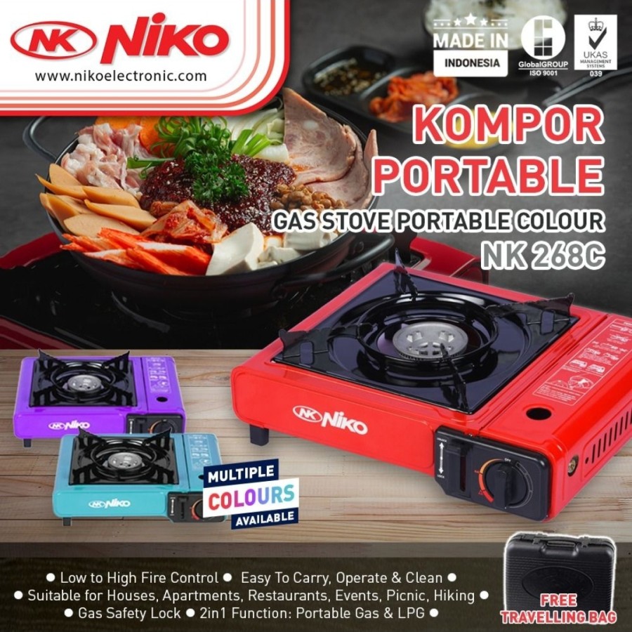 KOMPOR PORTABLE NIKO NK-268C