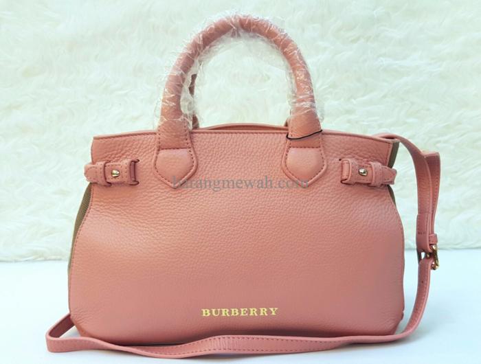 PROMO Burberry Banner Mirror Quality Tas Branded Murah / Hand Bag / Fa