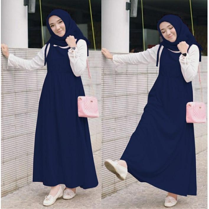 LYCAN - Baju Wanita HJ Wakanda - Navy