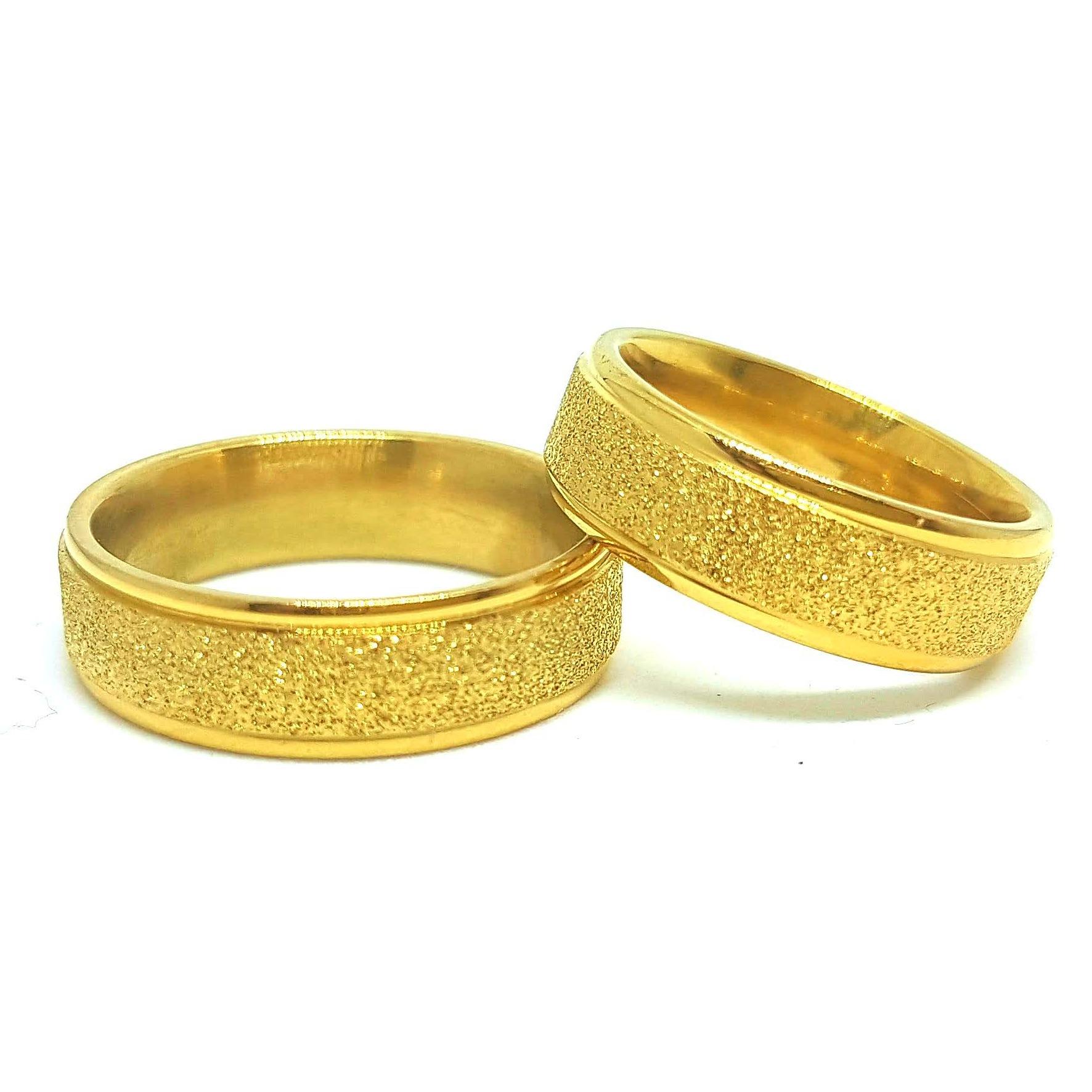Cincin Couple Titanium Anti Karat Selamanya CT41 (SATUAN)
