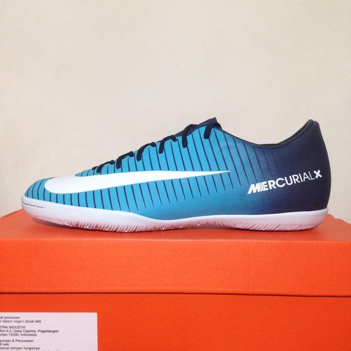 Sepatu Futsal Nike Mercurial X Victory VI IC Gamma Blue 831966-404 Ori