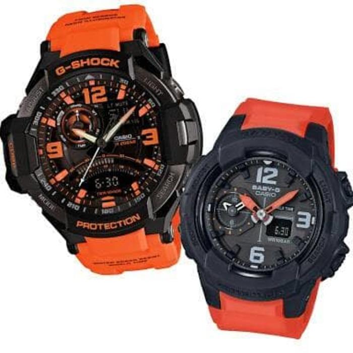 Casio Gshock Couple GA-1000-4A & Baby'G BGA-230-4B original