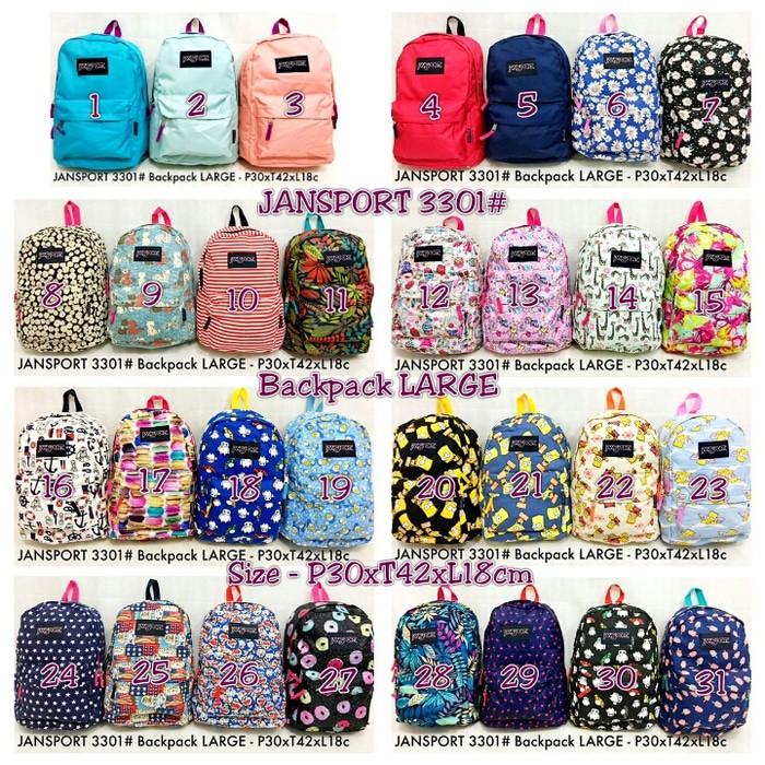 Tas Ransel Jansport Big 3301 Besar Large Backpack Xl Pria Wanita - Yuqgtb