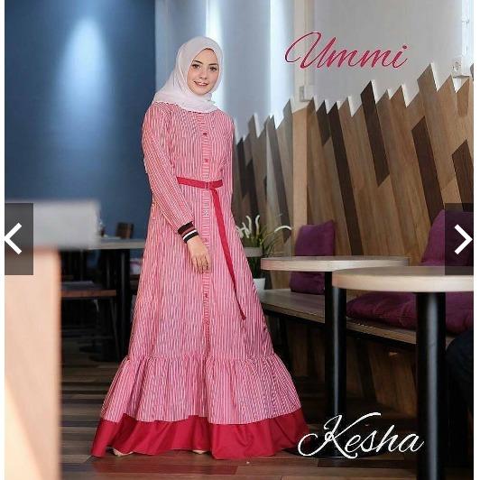 MoslemWear Fashion Busana Kondangan Muslimah Muslim Wanita - Gamis Pesta Casual Formal Kantor Kerja Remaja Modern Katun Busui - Kebaya Modern Wisuda Gaun Pesta Party Maxi Dress Kancing Depan Hijab Jilbab Batik bihkesha