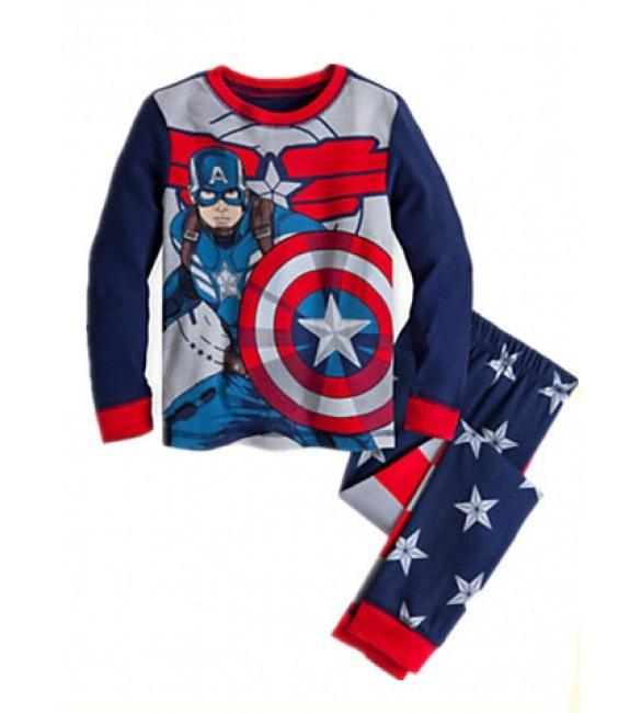 Baju tidur anak laki-laki/Piyama GAP Hk anak laki-laki Captain America