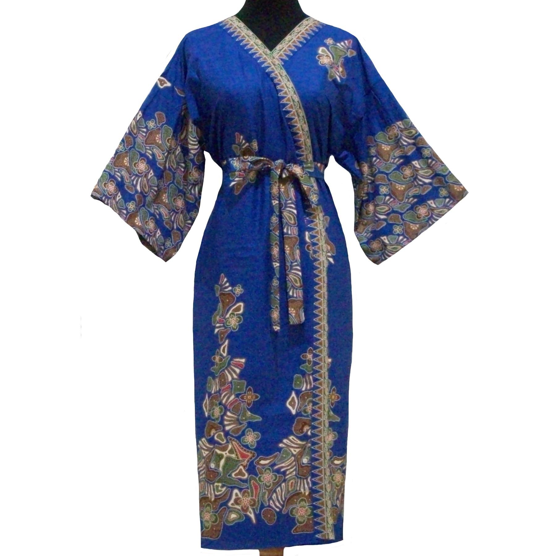 Sanny Apparel B 479 Kimono Batik - Biru