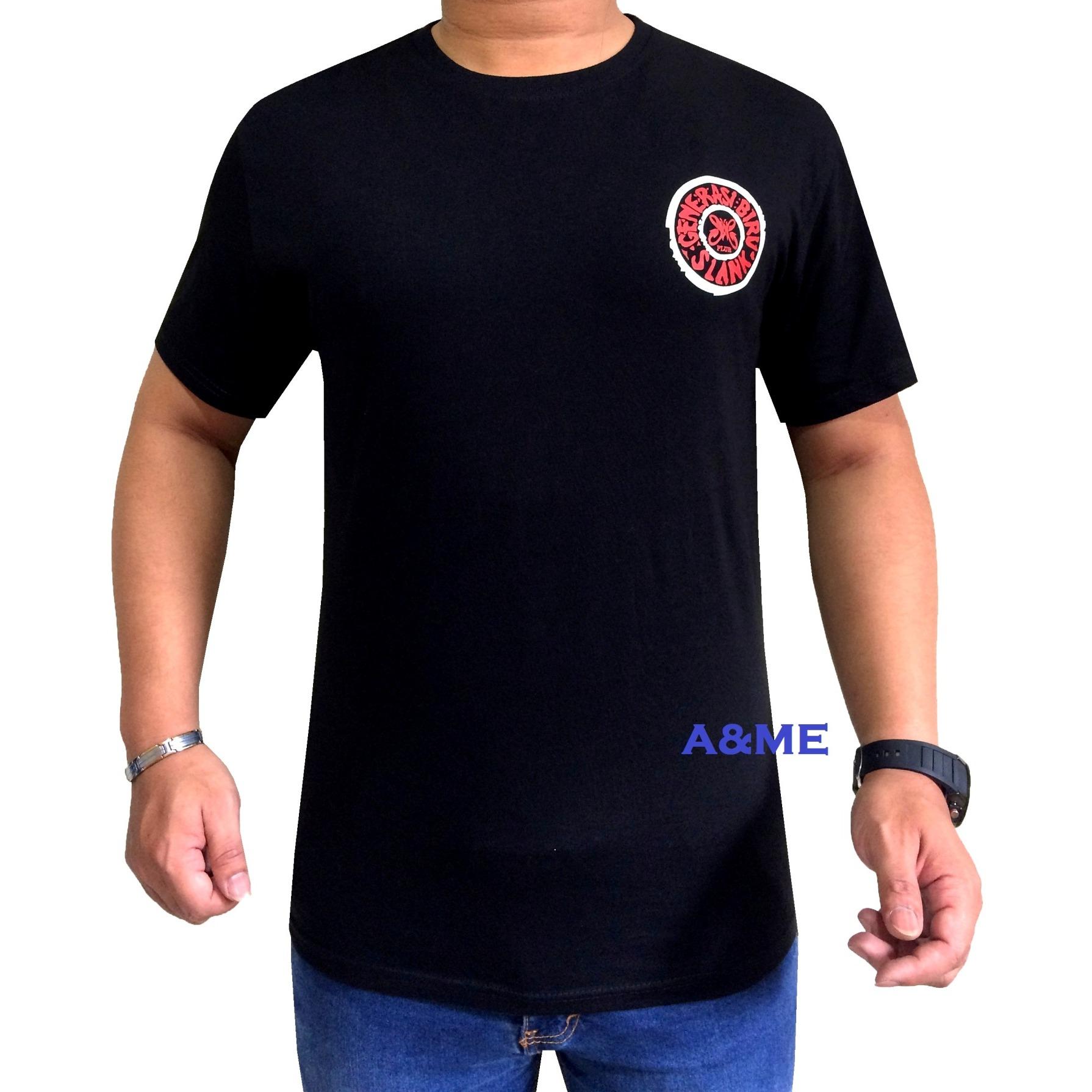 A&ME - Kaos Distro T-Shirt Distro Collection Pria Fashion 100% Cotton Combed 30s Atasan Baju Distro Cowok Cewek T-Shirt 3D Terbaru Seni Kata Gambar Sablonan Group Music Pop Rock & Roll Penyanyi Slanker Kesenangan Bisa Dibeli Koas Bagus - Hitam