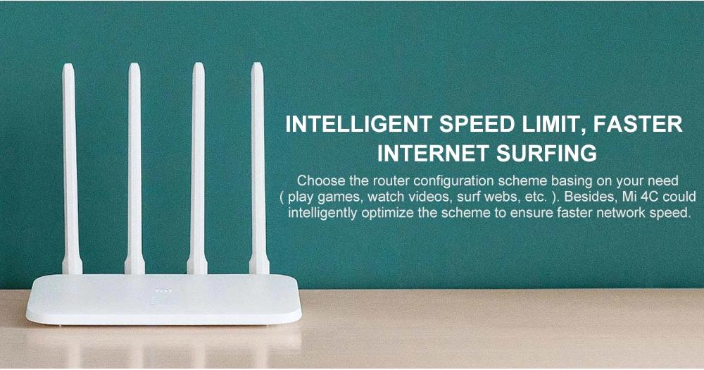 Xiaomi Mi 4C Wireless Router 2.4GHz / 300Mbps / Four Antennas Januari 2019 - 4 Xiaomi Mi 4C Wireless Router 2.4GHz / 300Mbps / Four Antennas - 4