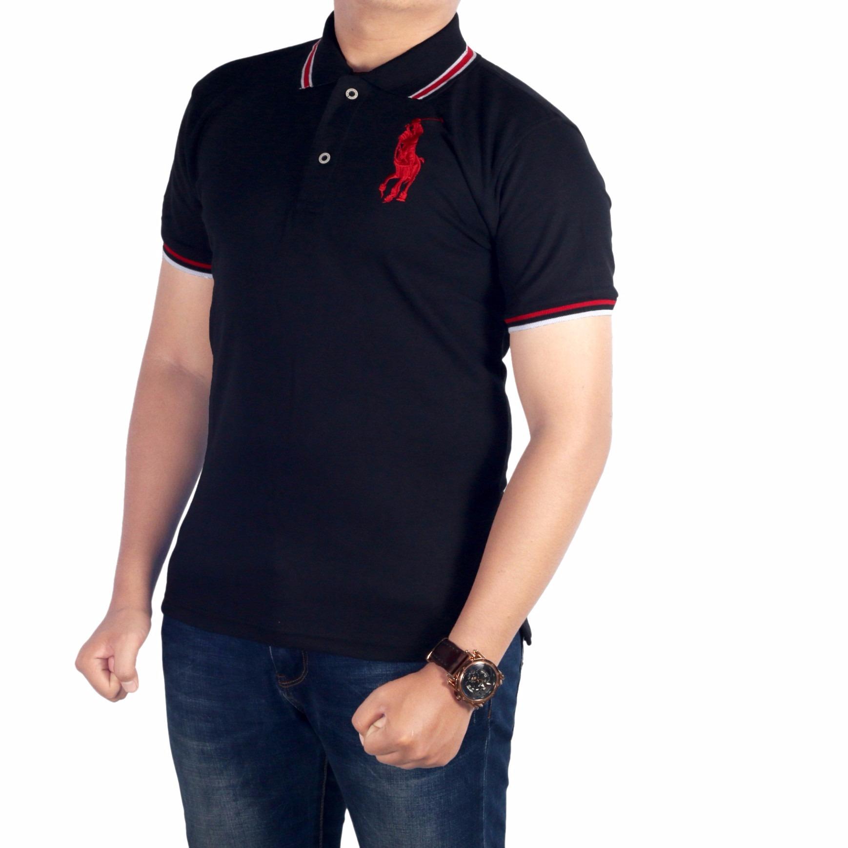 Dgm_Fashion1 Kaos Polo Hitam Pria/ Kaos Polo Kerah/Polo Kaos/Polo Men/PolosHIRT/Baju Kaos/Kaos Distro/Polo Distro/Kaos MuRAH/Kaos Casual/Kaos Polos/Polo Polos IP 3909 Hitam