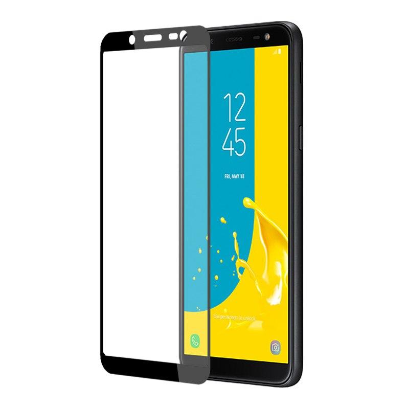 Accessories Hp 3D Full Cover Tempered Glass Warna Screen Protector Samsung Galaxy J6 2018 - Black