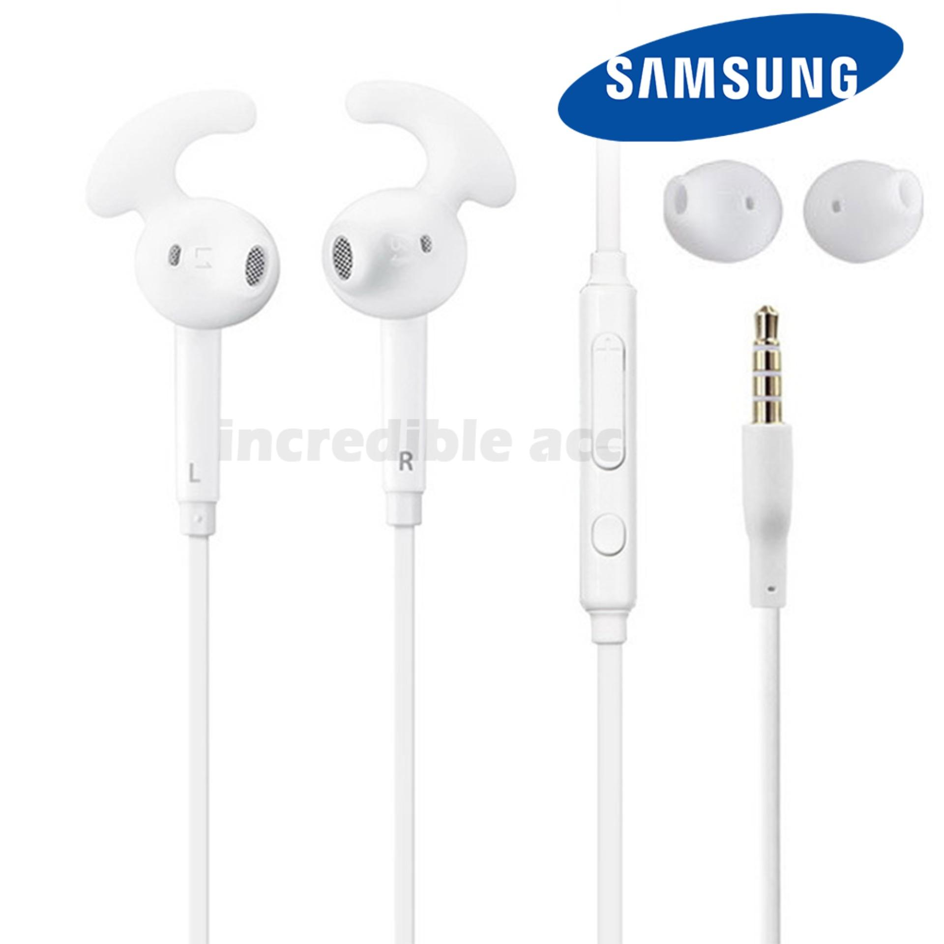 Samsung Headset In-Ear Handsfree EO-EG920 for Samsung Galaxy S5, S6, S7, S7 Edge 3.5mm Stereo Sports Earphone Bass HD Audio - White