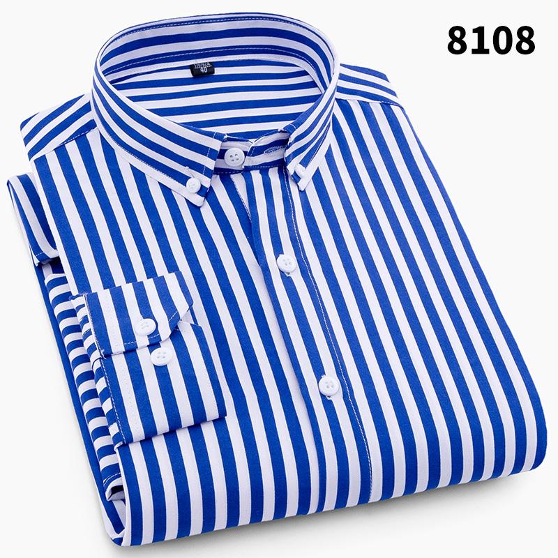 2018 Musim Semi Dan Musim Gugur Model Baru Pria Casual Kemeja Lengan Panjang Bisnis Bersablon Pemuda Dan Berusia Setengah Baya Membentuk Tubuh Motif Garis Kemeja Tampan Pasang Januari 2019 - 5 2018 musim semi dan musim gugur model baru Pria casual kemeja lengan panjang bisnis bersablon pemuda dan berusia setengah baya membentuk tubuh motif garis Kemeja Tampan pasang - 5