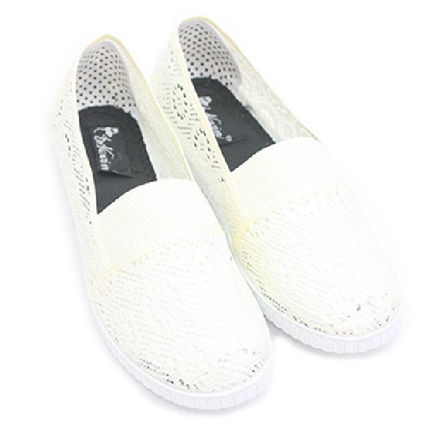 Dr.Kevin Sepatu Wanita Flat 5312 Cream - Sepatu Wanita Bermotif