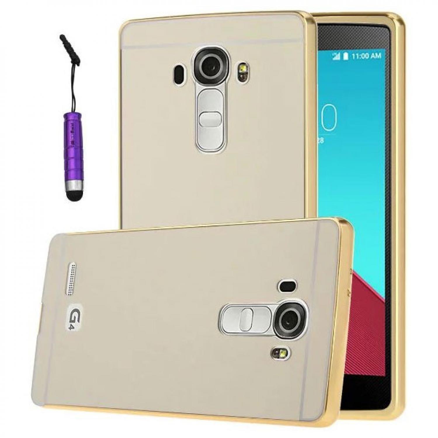Aluminium Bumper with Mirror Back Cover for LG Casing HP Murah Terbaru