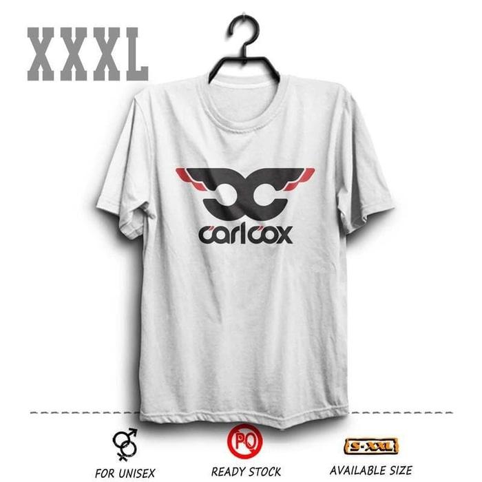 Kaos DJ Carlcox Putih BIG SIZE XXXL ( Djakarta Warehouse Project DWP
