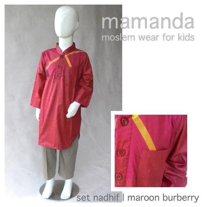 Koko Anak /Baju Muslim Anak 6-7thn Lucu Murah Merk Mamanda