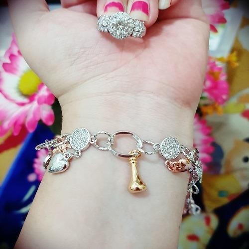 gelang cincin permata cantik tears xuping gold silver