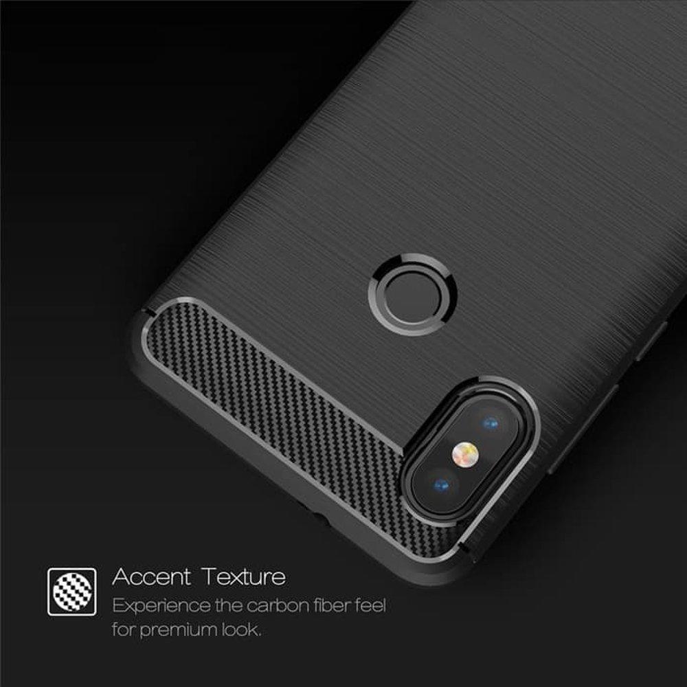 XIaomi Redmi Note 5 Pro Spigen Case Casing Cover Tpu Carbon FIBER LINE Ori