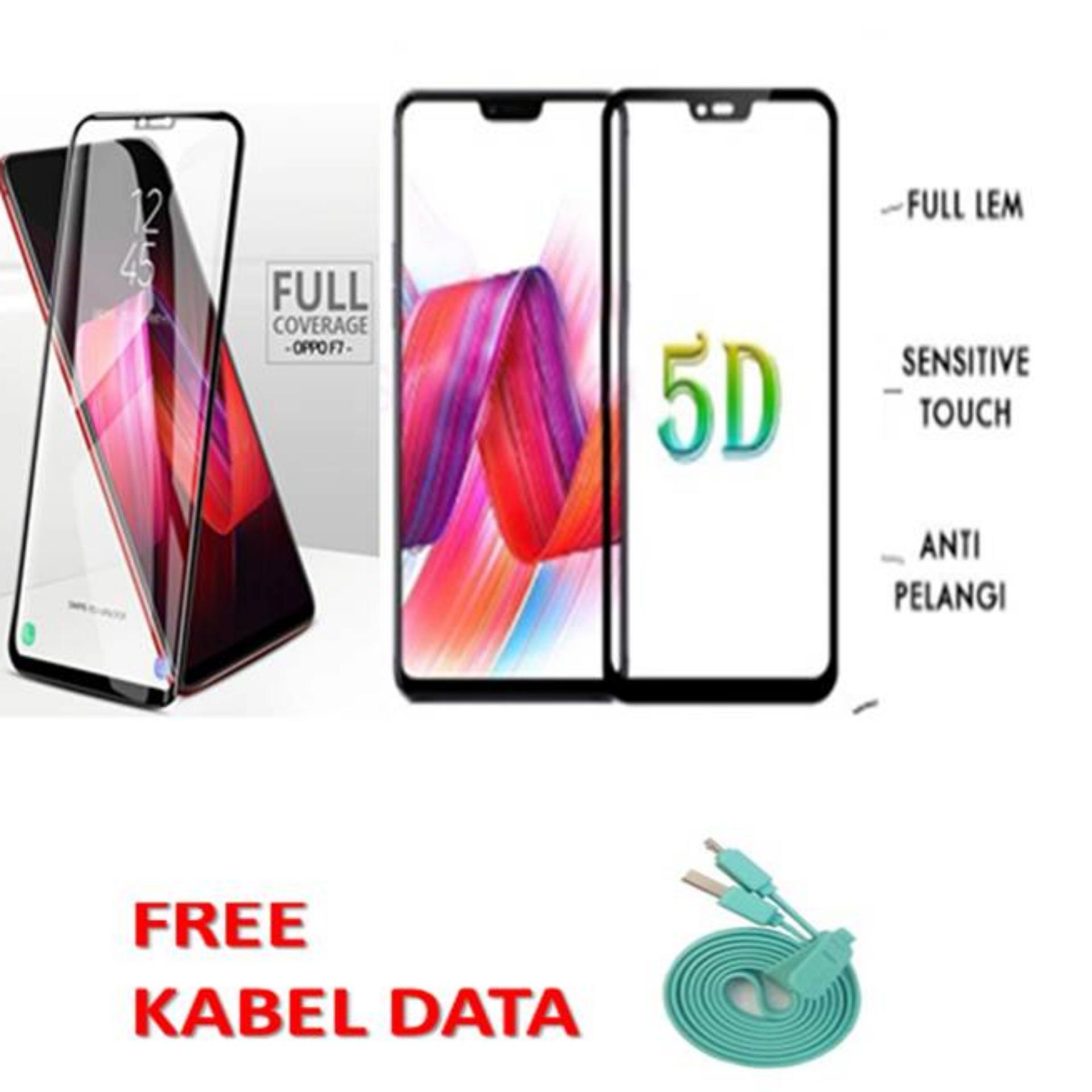 Kelebihan 5d Anti Gores Tempered Glass 5d For Xiaomi S2 Full Lem 5D ANTI GORES TEMPERED GLASS 5D FOR OPPO F7 FULL LEM & FULL SCREEN