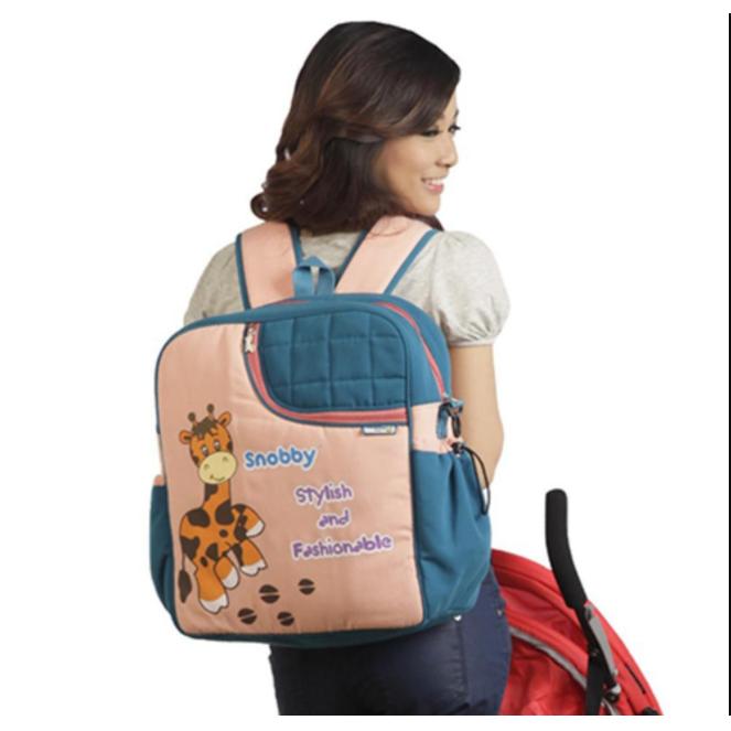 Tas Perlengkapan Bayi Snobby Ransel 2 In 1 