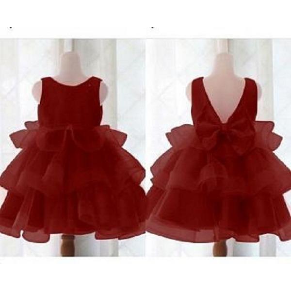 MJ Dress Anak Giselle Kids - Marun