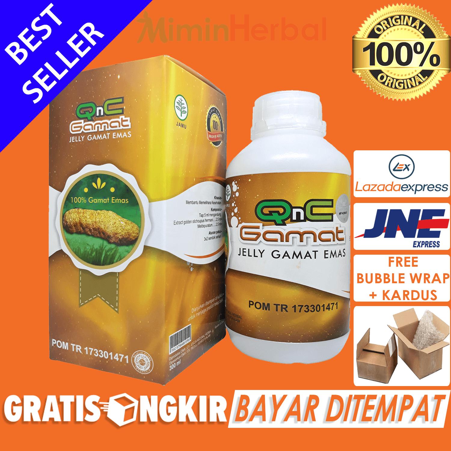 Jelly Gamat QnC 300ml Original Langsung jelly gamat qnc 300ml original langsung