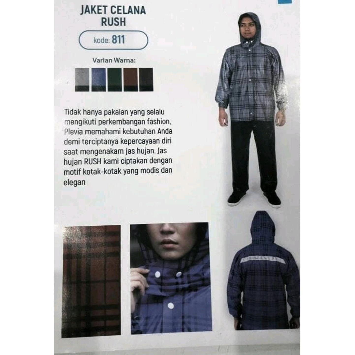 Jas Hujan Celana Setelan Kotak Kotak Jas hujan Celana Rush Previa bukan Axio Gma Atau ASV