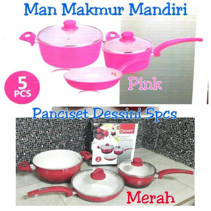 Panci DESSINI 3 in 1 Frypan/Penggorengan /Wajan anti lengket