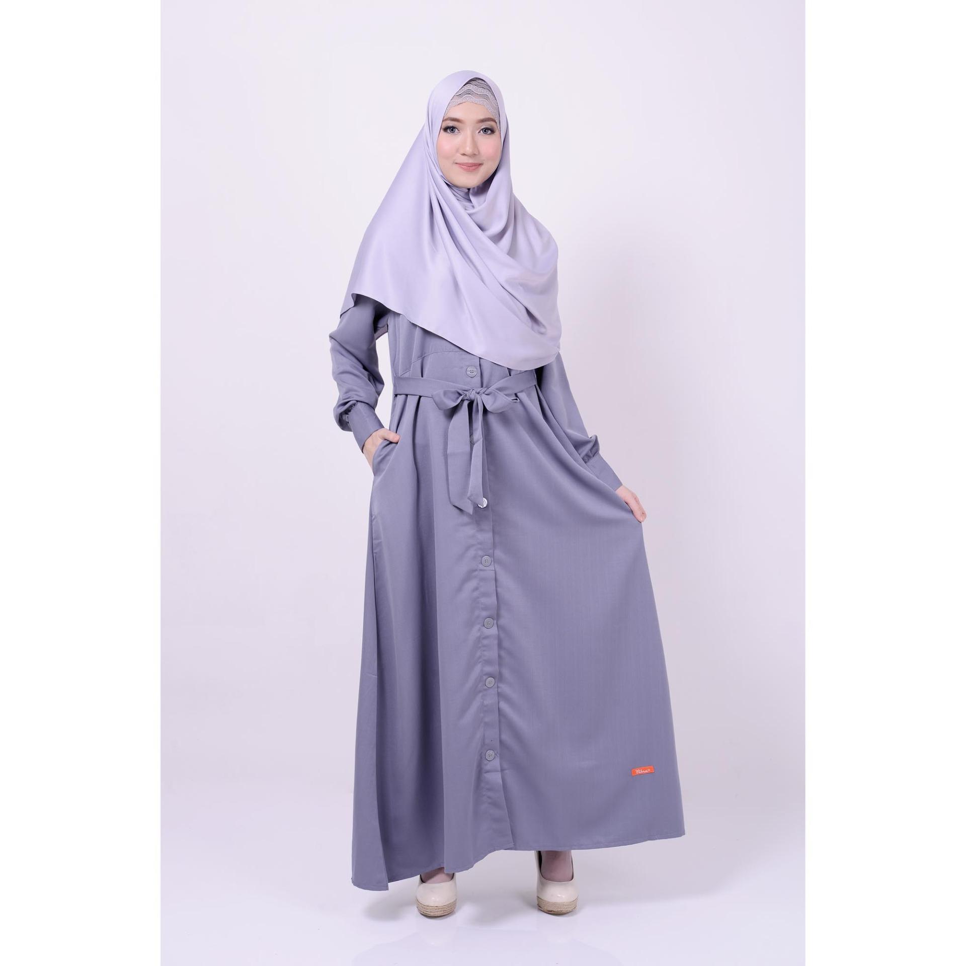 Gamis Dewasa Nibras NB 141 Marun Navy Hitam Abu Tua Abu Muda