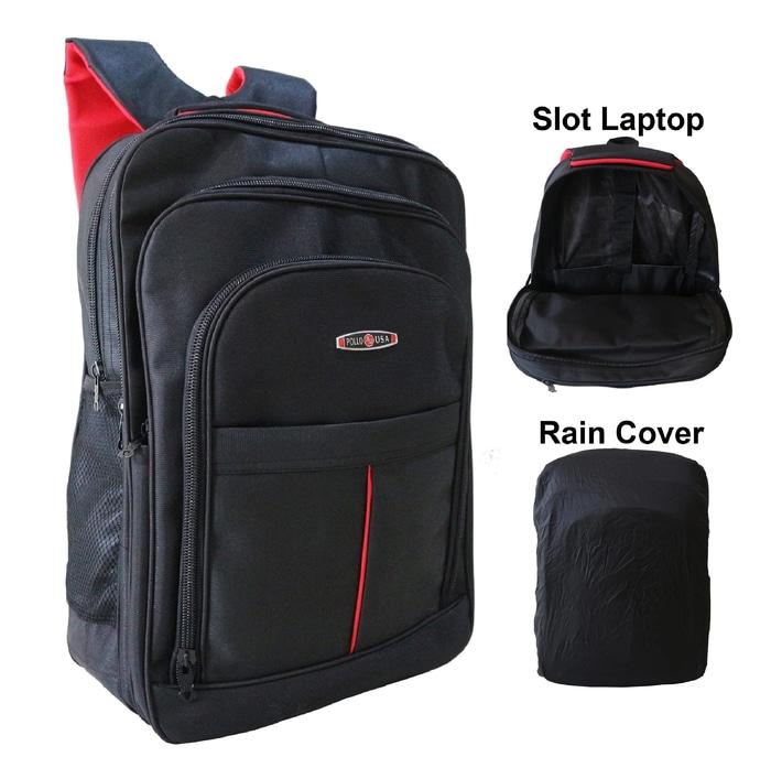Jual Tas Ransel Punggung Sekolah Kerja Bisnis Kuliah Polo Besar Murah