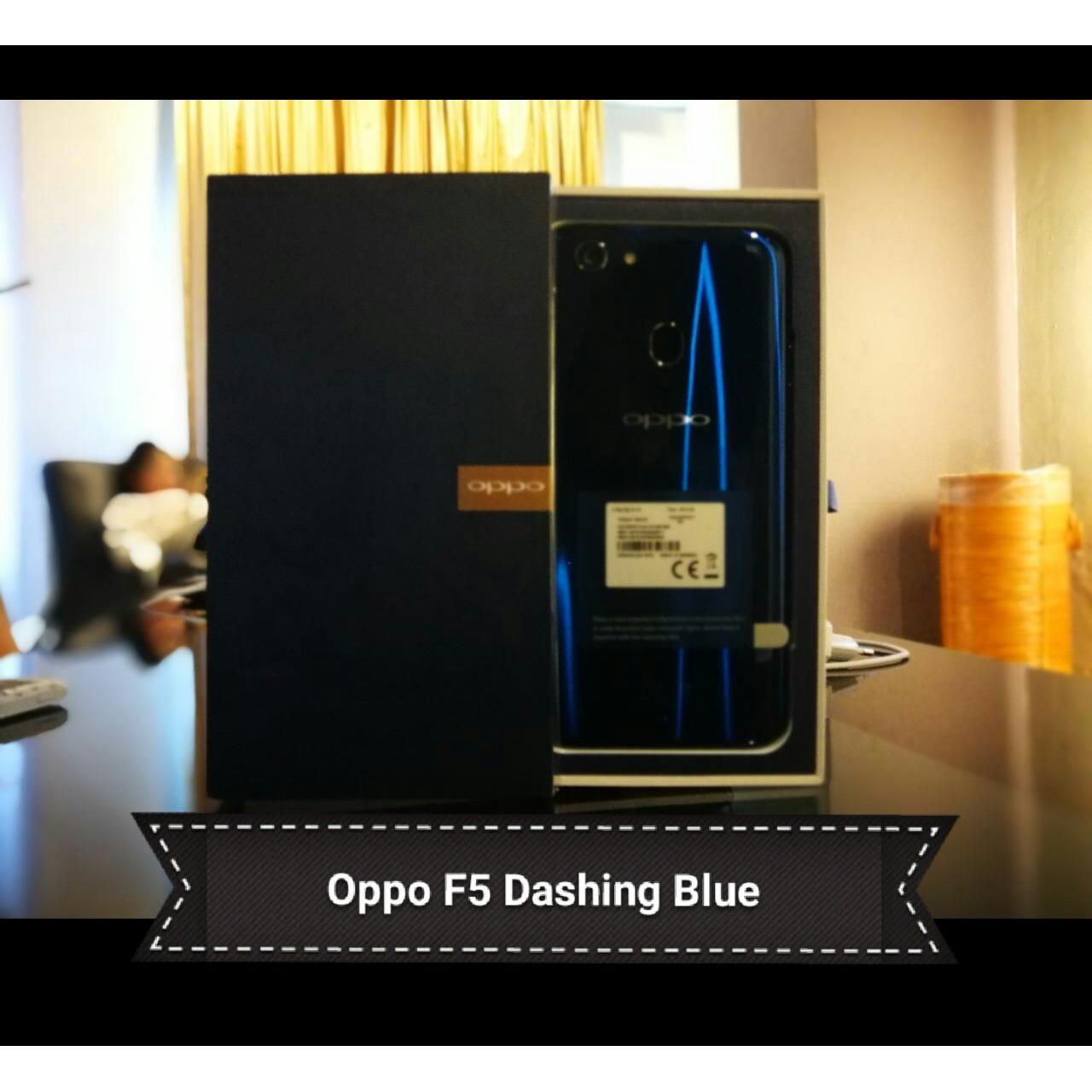 Oppo F5 Dashing Blue Fullpack Oppo F5 Dashing Blue Fullpack