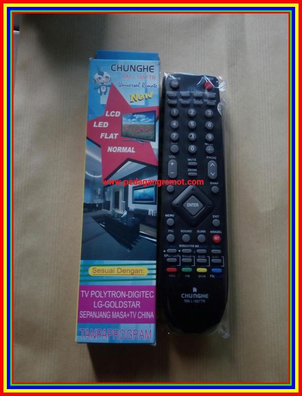Remot Remote Tv Tabung Lcd Led Polytron Multi Universal Januari 2019 - 2 Remot Remote Tv Tabung Lcd Led Polytron Multi Universal - 2